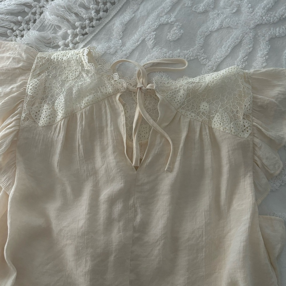 Boho Lace detailed blouse - Picture 4 of 4